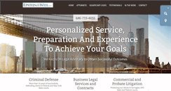 Desktop Screenshot of epsteinweil.com